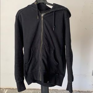 Men’s Black American Giant classic full zip